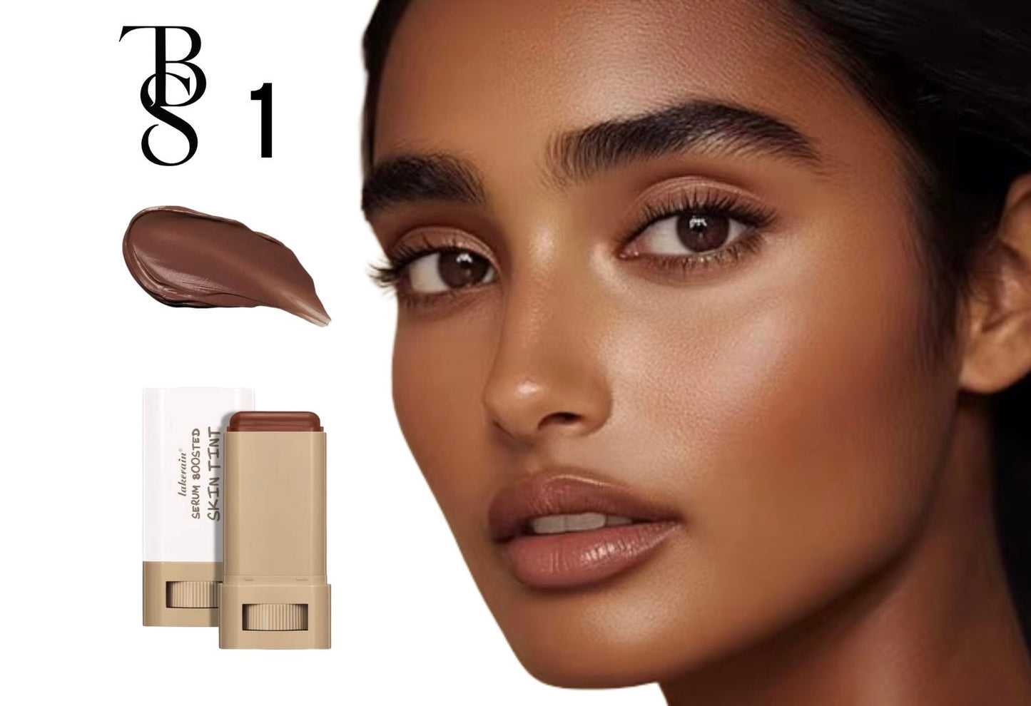 Magic Eraser Foundation Stick Serum Boosted Skin Tint Foundation Stick Smooth Plumper Hight Coverage Travel Bronze Foundation
