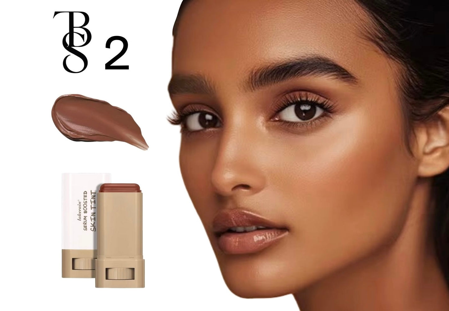 Magic Eraser Foundation Stick Serum Boosted Skin Tint Foundation Stick Smooth Plumper Hight Coverage Travel Bronze Foundation