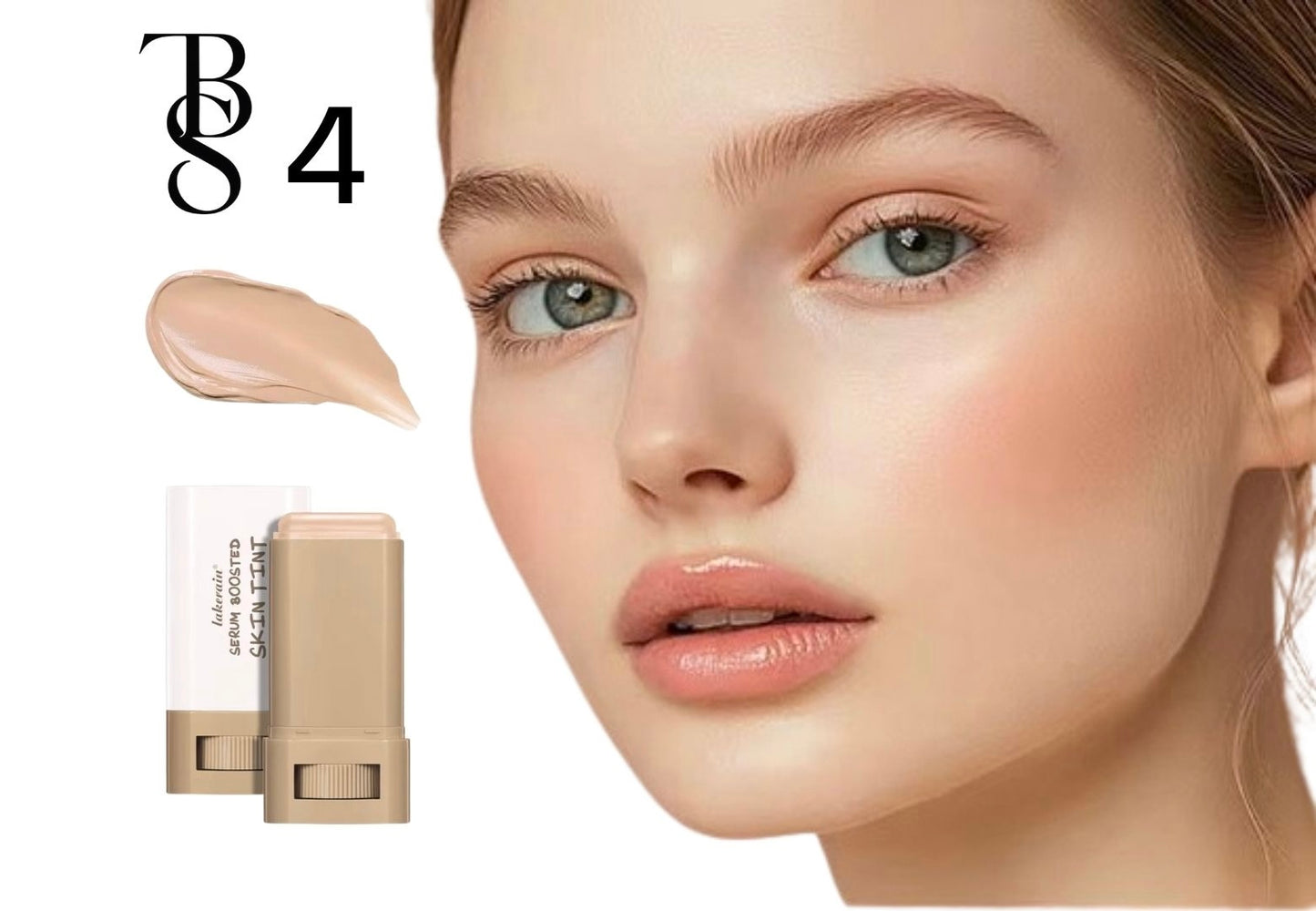 Magic Eraser Foundation Stick Serum Boosted Skin Tint Foundation Stick Smooth Plumper Hight Coverage Travel Bronze Foundation